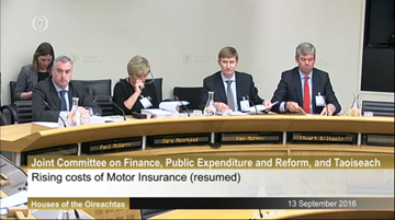 Joint Committee meeting on the rising costs of motor insurance