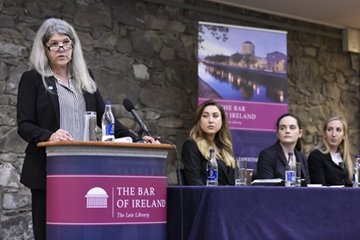 US Lawyer C. Rohan visits Dublin to launch The Bar of Ireland’s 2016 Innocence Scholarships