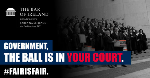 Further withdrawal of service recommended to criminal members |  Council of The Bar of Ireland