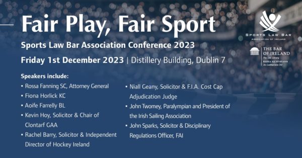 Fair Play, Fair Sport | The Sports Law Bar Association Conference 2023