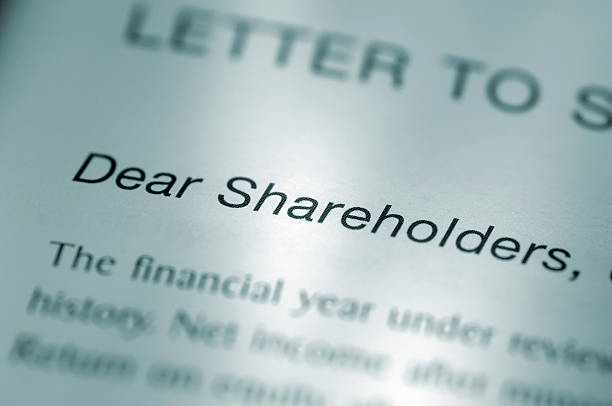letter to shareholders